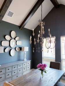 Gray Farmhouse Dining Room