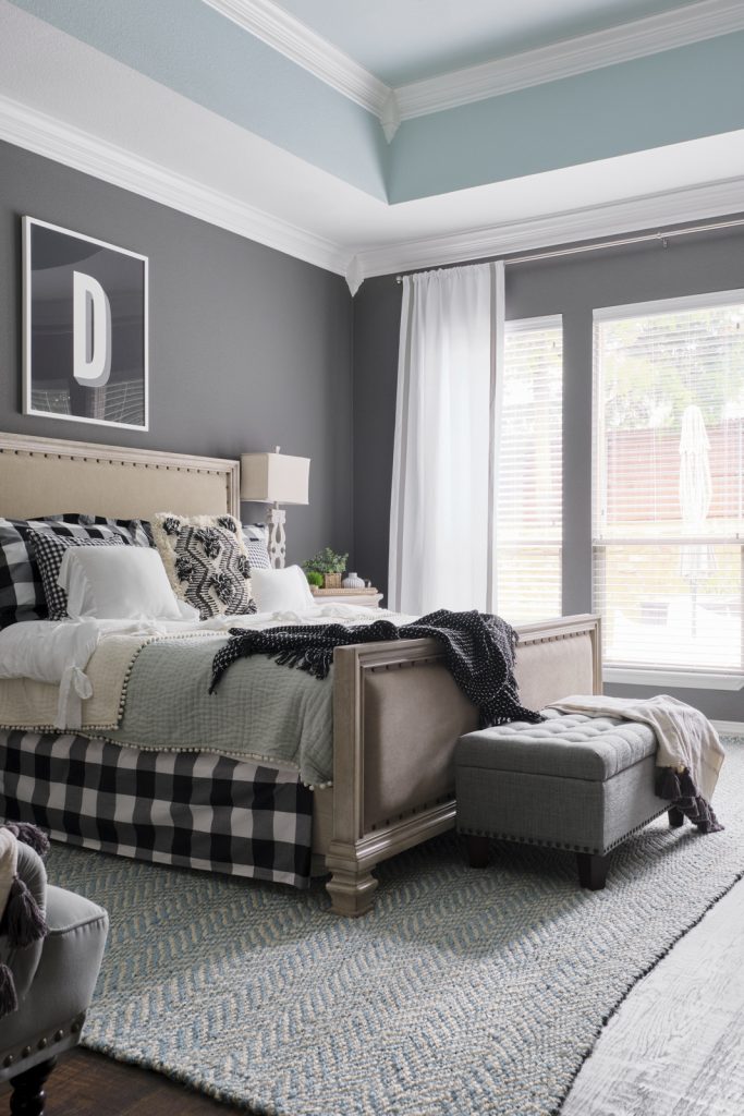 Can Farmhouse Style Have Color This, Modern Farmhouse Master Bedroom Paint Colors