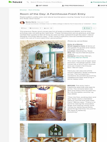 Houz room of the day article